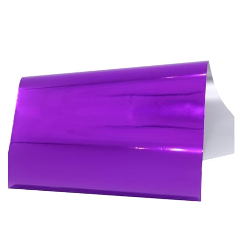 CYMMIYT Heißprägefolie 50 Stück Heißprägefolie Papier Heißlaminator Bastelpapier Vergoldung for Geschenkkartendekoration Sammelalbum Geschenkpapier(Purple) von CYMMIYT