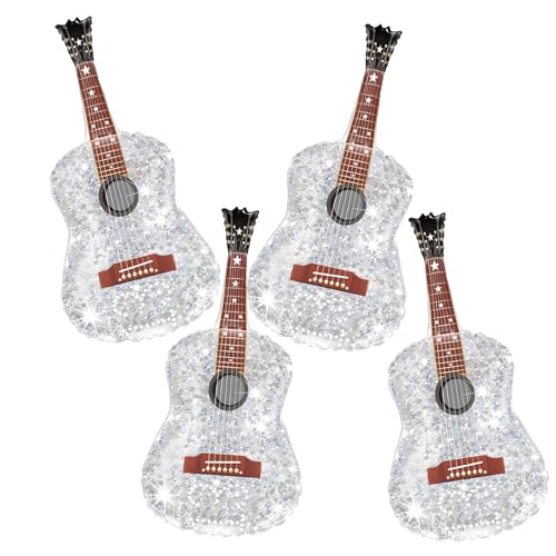 4 x Gitarrenballons von CYMYLAR