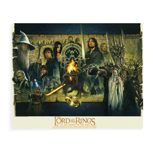 CYNOSKY GUANGFAN DIY Malen Nach Zahlen, The Lord Of The Rings DIY Digitale Leinwand Ölgemälde Geschenk für Kinder, Studenten, Erwachsene Anfänger- Filmplakat-A004 -Mehrere Größen von CYNOSKY