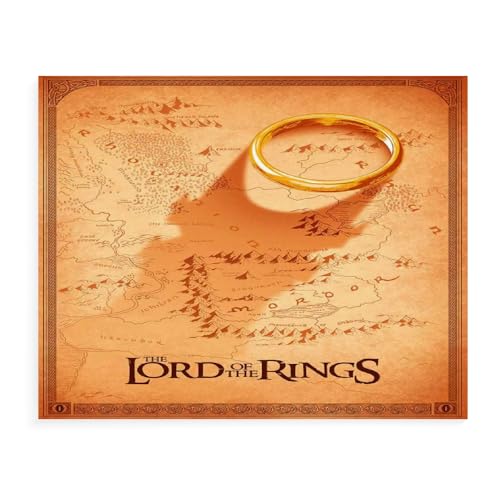 CYNOSKY GUANGFAN DIY Malen Nach Zahlen, The Lord Of The Rings DIY Digitale Leinwand Ölgemälde Geschenk für Kinder, Studenten, Erwachsene Anfänger- Filmplakat-A010 -Mehrere Größen von CYNOSKY