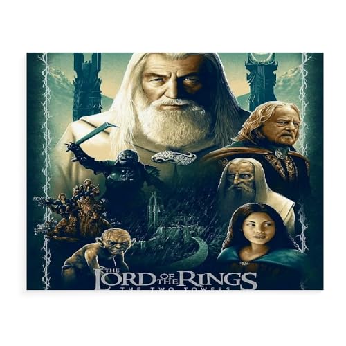 CYNOSKY GUANGFAN DIY Malen Nach Zahlen, The Lord Of The Rings DIY Digitale Leinwand Ölgemälde Geschenk für Kinder, Studenten, Erwachsene Anfänger- Filmplakat-A034 -Mehrere Größen von CYNOSKY