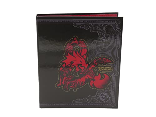 Dragons and Dungeons-Black Light 4 Ringbuch, Schulbedarf, Ordner, Ordnerbox, Ringbuch, Schwarz, Offizielles Produkt (CyP Brands) von CYPBRANDS