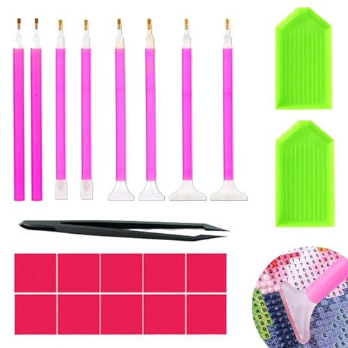 CYXZMYA 21 Stück Diamond Painting Stift und Zubehör,Diamond Art Painting Zubehör Stifte Set,5D Diamond Art Painting Zubehör Stifte,Mit Pinzette,für Diy,Diamantmalerei Stickerei,Nagelwerkzeug CYXZMYA 21 Stück Diamond Painting Stift und Zubehör,Diamond Art Painting Zubehör Stifte Set,5D Diamond Art Painting Zubehör Stifte,Mit Pinzette,für Diy,Diamantmalerei Stickerei,Nagelwerkzeug von CYXZMYA