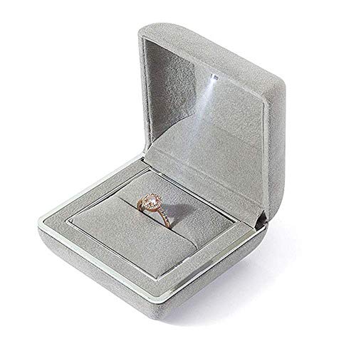 CYYHGD Schmuck-Aufbewahrungsbox, Schmuck-Ohrringe, Münzen, Anhänger, Ringe, Halsketten, Box für Hochzeitsschmuck, Vitrine (Ring-Schmuckbox gratis) von CYYHGD