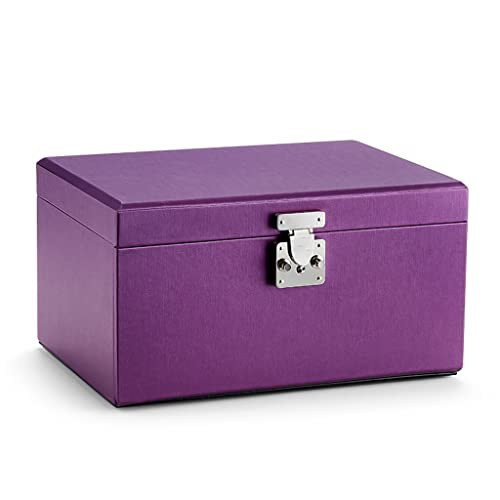 CYYHGD Schmuckschatulle Schmuckschatulle Große Schmuck-Organizer-Box mit Spiegel Schmuckaufbewahrung mit Schubladen Schmucketui Boxen Geschenk für Frauen Mädchen Schmuck-Organizer von CYYHGD