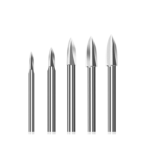 3mm Schaft Holz Gravur Bit 3-8mm Hartmetall Schleifen Grat, for Holzbearbeitung Bohren Carving Gravur Bit, holzbearbeitung Werkzeug(3x3mm) von CYsheng