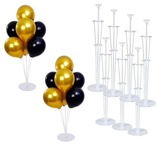 CZCPARY Wiederverwendbar Geburtstag Party und Hochzeit Dekoration Tisch Ballonhalter KitGeburtstagspartyBallondekoration (7PCS) von CZCPARY