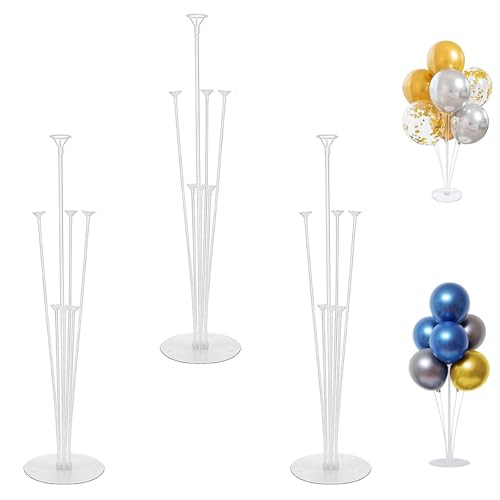 CZCPARY Wiederverwendbare Geburtstagsfeier und Hochzeit Dekoration Tisch Ballonhalter Kit, Geburtstag Party Ballon Dekoration (5PCS) von CZCPARY