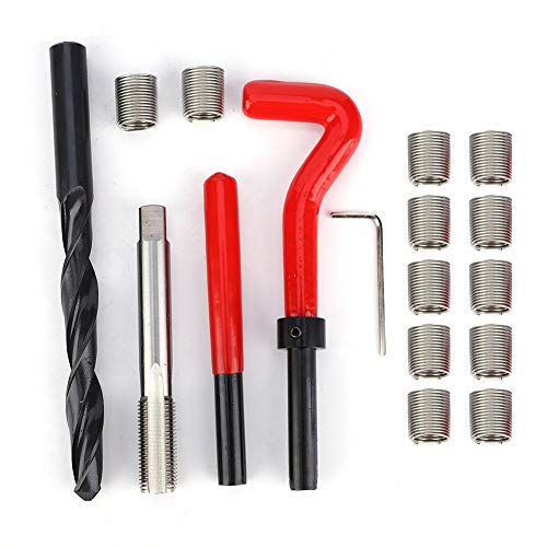 17pcs Gewinde Reparaturkit Edelstahl Drehbohrschlüsselgewinde Einsatz M12X1.25c von CaCaCook