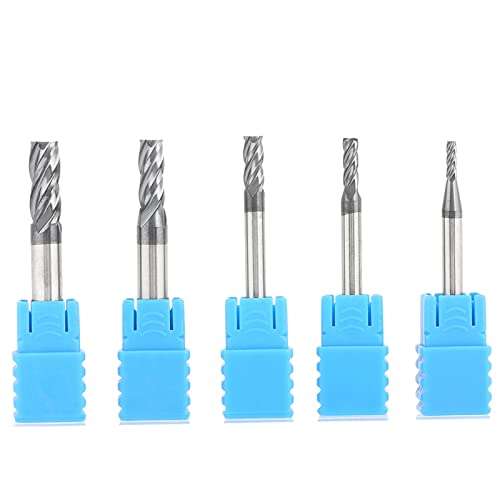 Gewinde 4 8 * 4 * 3 5pcs Wolframkarbidfaden 4-Flute Frensen Cutter Tool End Mill Set Tools Zubehör von CaCaCook