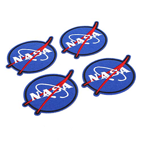 NASA-Aufnäher Zum Aufbügeln, 14 X 10 X 2 Stück, 8 Stück, Bestickte Aufnäher für Kleidung, Applikationen, Nähen, Dekoration, DIY-Aufkleber Im NASA-Stil von CaCaCook