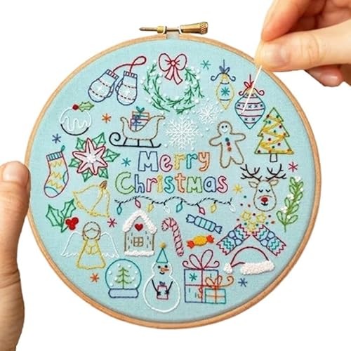 CaFfen Sticken Set Hand Embroidery Kit DIY Sewing Embroidery Kit Unique for Cross-Stitching Enthusiasts Embroidery Kit von CaFfen