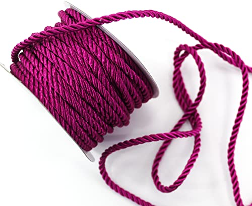 CaPiSo Kordel 15m x 4mm Drehkordel KORDELBAND Dekoband SCHLEIFENBAND Schnur (Pink-Fuchsia) … von CaPiSo