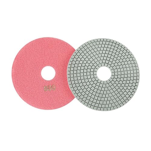 CaScab Betonboden-Polierpads, 150 mm, Diamantharz-Pads für Granit, Marmor, Kalkstein, Stein, Schleifen, Polieren (800#) von CaScab