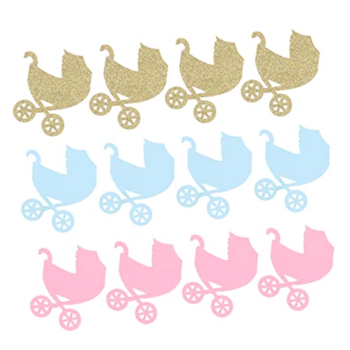 100 Stück Geburtstags Konfetti Geburtstagsfeier Glitzer Babyparty Paillette Kreatives Konfetti Party Tischdekoration Konfetti Babyparty Dekoration Konfetti Party Cabilock von Cabilock