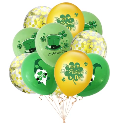 30st Ballonanzug St Patricks Dekorationen Silberne Buchstabenballons St Patrick Luftballons Party-ballon-kit St. Patricks Day Luftballons Patricks Day Dekorationen Emulsion Cabilock von Cabilock