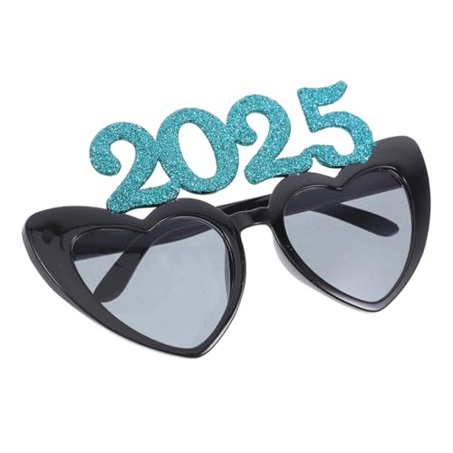 Cabilock 1 Paar 2025 Brille festival zubehör party brille Silvesterbrille 2025 Partygeschenke für das neue Jahr Sonnenbrille Weihnachtsdekorationen Neujahrsvorräte lustige Tanzbrille Abs von Cabilock