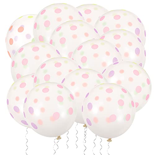 Cabilock 1 Packung Fluoreszierender Ballon Neon-partyzubehör Ballons Mit Neonpunkten Leuchtende Partyartikel Geburtstag Luftballons Punktballons Dekoration Mit Neonballons Latexballon von Cabilock