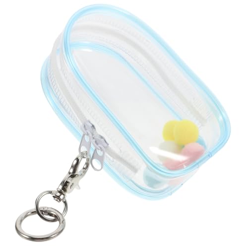 Cabilock 1 Satz Babytasche Puppenbehältnisse Zur Ausstellung -sammelkoffer Tragbarer Reißverschluss Minifiguren-präsentationstasche Übersichtliche Organizer-tasche Puppenträger Pvc von Cabilock