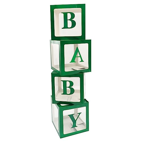 Cabilock 1 Satz Boxen Ballon-box Feenhafte Babyparty-dekorationen Größer Bausatz Steht Babypartyballons Für Mädchen Ballonständer Kiste Ballonboxen Für Den Abschlussball Füller Green Papier von Cabilock