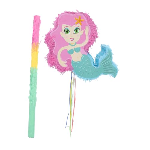 Cabilock 1 Satz Meerjungfrau Pinata Mini-piñata Meerjungfrau Geburtstagsoutfit Meerjungfrau Zum Aufhängen Alles Zum Geburtstag-meerjungfrau-banner Kleine Meerjungfrauenparty Papier von Cabilock