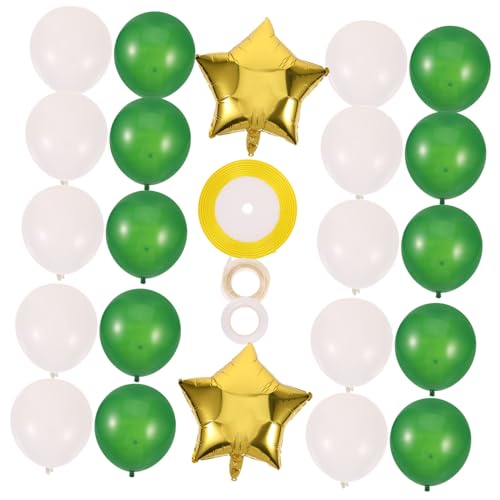 Cabilock 1 Satz Weihnachtsbaum Weihnachtsfeier-Dekoration Christbaumschmuck grüner weihnachtsanzug kinderparty mitgebsel reminescence Latexballons weihnachtsballons dekor Emulsion Green von Cabilock