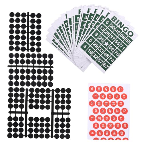 Cabilock 1 Set Bingo Spiel Schach Bingo Tickets Lustige Bingo Karten Zahlen Bingo Karten Bingo Spiel Zahlen Karten Interessantes Bingo Spiel Bingo Spielzubehör Leeres Bingo von Cabilock