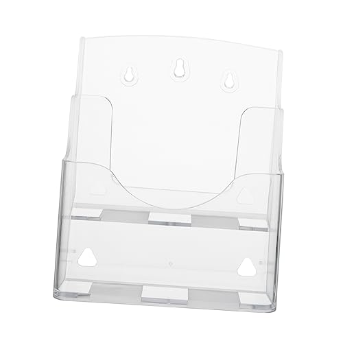 Cabilock 1 Stück Datenpräsentationsständer Desktop Bücherregal Broschürenhalter Transparenter Ordner Organizer Für Schreibtisch Broschürenhalter Ständer Mehrstufiger Literaturhalter von Cabilock