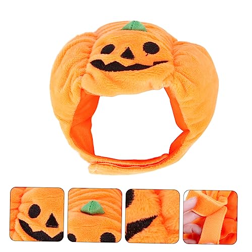 Cabilock 1 Stück Halloween Haustierhut Halloween Haustierkappe Kürbiskappe Hundepartyhut Katzenkürbishut Halloween Baumkostüm Für Hund Haustier Halloween Hundekürbis Halloween von Cabilock