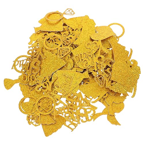 Cabilock 1 hochzeitsdeko junggesellenabschied dekoration Party-Dekoration Türschleier Bausatz Konfettikanon tischdeko Hochzeitsmittelstücke Konfetti Hochzeit buntes Konfetti Papier Golden von Cabilock