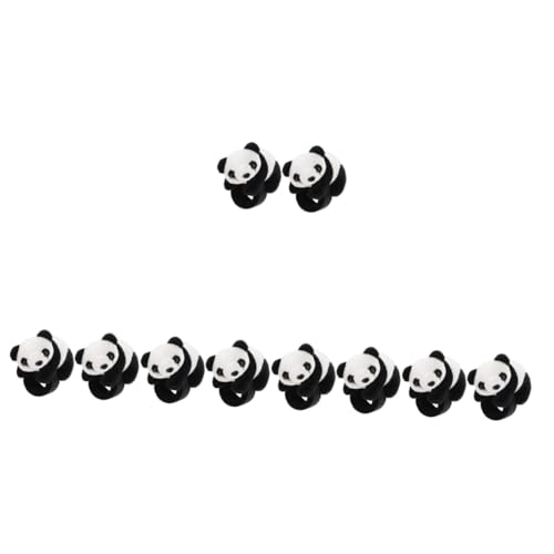 Cabilock 10 Stk Plüschring Panda Plüschtier Animal-slap-armbänder Panda-slap-armband Minispielzeug Für Kinder Tier-plüsch-slap-armbänder Plüschtiere Pp Baumwolle Kinder Schießen Handgelenk von Cabilock