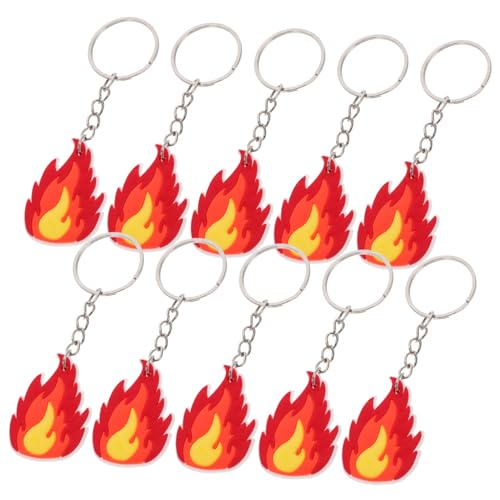 Cabilock 10 Stück Feuerwehrmann Dekoration Feuerwehrauto Dekorationen Ornamente Für Feuerschmuck Feuerwehrmann Schlüsselzubehör Partygeschenke Feuerwehrmann Feuer von Cabilock