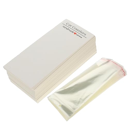 Cabilock 100 Pcs Auto Karten Dekorative Untersetzer Display Karten Papier Untersetzer Karten Taschen von Cabilock