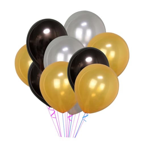 Cabilock 100 Stück 10 perlmuttfarbene Luftballons party decoration party dekoration Balloon bouquet Shiny balloons metallic ballons Balloon arch metallischer Ballon glänzende Luftballons von Cabilock