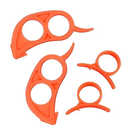 Cabilock 10St Fruchtschäler gemüsemesser speckmesser Zitrusschäler-Set Plastikschäler Orangenschäler schäler set Schäler für Zitrusfrüchte Obstschäler-Set Küchengeräte von Cabilock