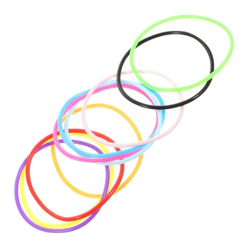 Cabilock 10er Set Bunte Silikonarmbänder Elastische Jelly Armbänder Für Erwachsene Bequemes Und Leichtes Wristband 10 Farben Ideal Für DIY Projekte Oder Als Accessoire von Cabilock