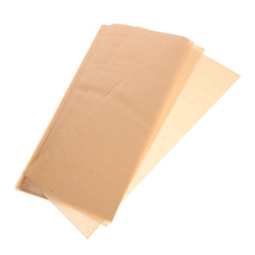 Cabilock 120 Blatt Blätter Palettenpapier Korbeinlagen Aus Papier Papiereinsatz Für Heißluftfritteusen Zeitungspapier Kariertes Geschenkpapier Frittierpapier Kühlregal Ofen Pergament Khaki von Cabilock