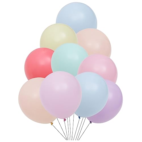 Cabilock Macaron Luftballons Latex Ballons Bunte Luftballons Für Shower Hochzeit Und Geburtstagsfeiern Farbige Partydekorationen Und Zubehör von Cabilock