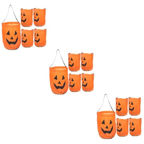 Cabilock 15 STK Süßigkeiten Taschen Geschenktüten Taschen Behandeln Halloween-partytüten Behandeln Taschen Halloween Taschen Für Halloween-leckerbissen Halloween-Requisite Polyester von Cabilock