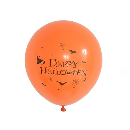 Cabilock 15 Teiliges Halloween Luftballon Set Bedruckte Latex Und Konfetti Luftballons Für Gruselige Partys Dekorationen Und Feierlichkeiten Ideal Für Halloween Events Und von Cabilock