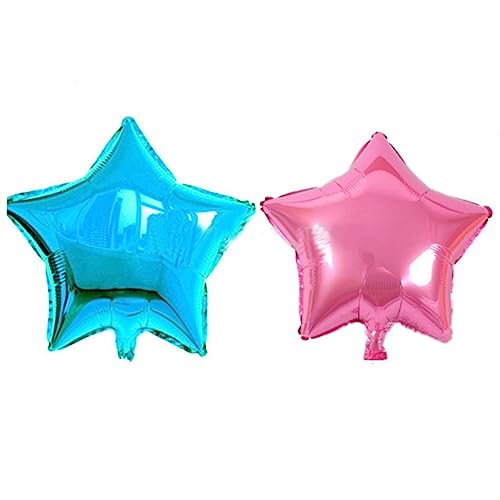 Cabilock 18 Sterne Heliumballon Luftgefüllte Ballons Aufblasbare Ballons Valentinsballons Sternballons Kombinationsscheibenballons Hochzeitsballons Valentinsballons Blau von Cabilock