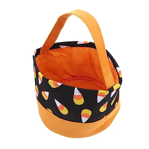 Cabilock 1Stk Handtasche Papiertüten Halloween -Party -Dekorationen Beutel halloween party halloween geschenktüten Halloween-Süßigkeitstüte Süßes sonst gibt's Saures Tasche Polyester Orange von Cabilock