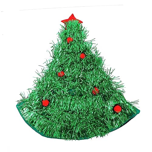 Cabilock 1stk Weihnachtsmütze Kinderhüte Baum Weihnachten Lustige Partyhüte Weihnachts-party-hut Weihnachtskostüm Lustiger Geführter Feiertagshut Party-prop-hut Weihnachtsfeier Hut Vlies von Cabilock