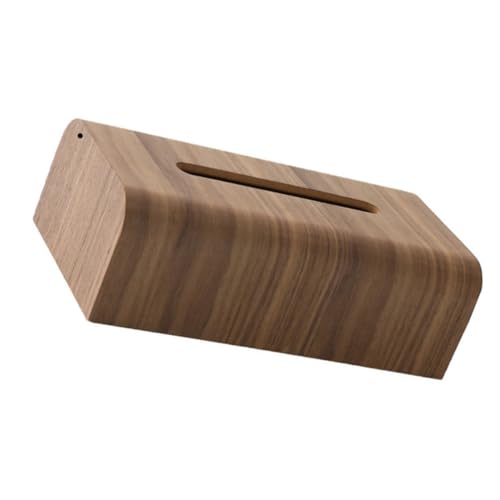 Cabilock 2 STK Taschentuchbox Aus Holz Beige Kommode Würfelboxen Für Taschentücher Deckel Gewebe Serviettenhalter Leinen Papierhandtuchhalter Tissue-Boxen Schlafzimmer Liefert Brown Hölzern von Cabilock