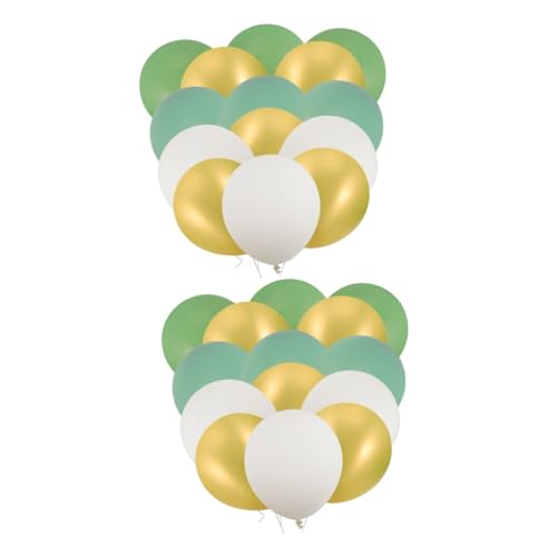 Cabilock 2 Sätze Ballon retro styles kinder mitgebsel kindergeburtstag olivfarbener Anzug Geburtstagsparty-Zubehör olivgrünes Dekor hochzeitsdeko Geburtstagsparty liefert Jahrgang schmücken von Cabilock