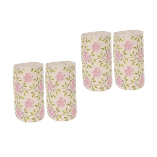 Cabilock 2 Sätze Rollen Sie Toilettenpapier Blumenmuster Personalisiertes Toilettenpapier Rosa Toilettenpapier Lustige Servietten Taco-party-dekorationen Sonnenservietten Fiesta 2 Stück * 2 von Cabilock