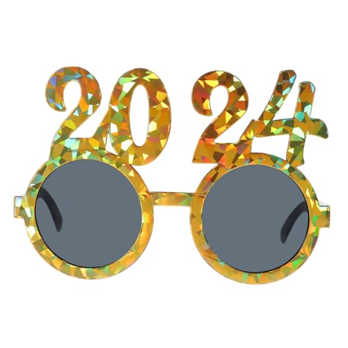 Cabilock 2 Stück 2024 2024 Digitale Brille Abschlussfeier Brille Cosplay-brille Geburtstagsparty-brille Kostüm Brillen 2024 Brille Abschlussbrille 2024 Kostümparty-brille Dekor Pc-rahmen von Cabilock