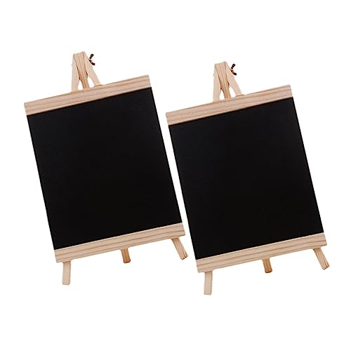 Cabilock 2 Stück Tafel Mini Kreidetafel Schilder Für Tafel Für Kinder Kreidetafel Etiketten Arbeitsplatte Memotafel Tischstaffelei Tischtafel Staffelei Nachrichtentafel Schild von Cabilock