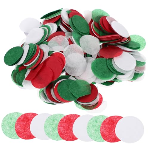 Cabilock 2 Weihnachtskonfetti Weihnachtsbedarf Weihnachtsfeier Konfetti rotes Konfetti weihnachtsbasteln weihnachts basteln weihnachtkarten weihnachtsdeko Partygeschenk Partyzubehör Papier von Cabilock