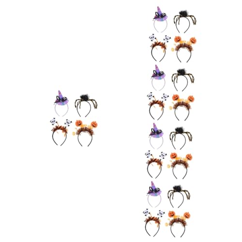 Cabilock 20 Stk Hexens chädel Stirnband Requisiten für Kinderhaarbänder Stirnbänder im Spinnendesign halloween haarschmuck kinder halloween kopfschmuck Halloween-Kopfschmuck Stoff von Cabilock